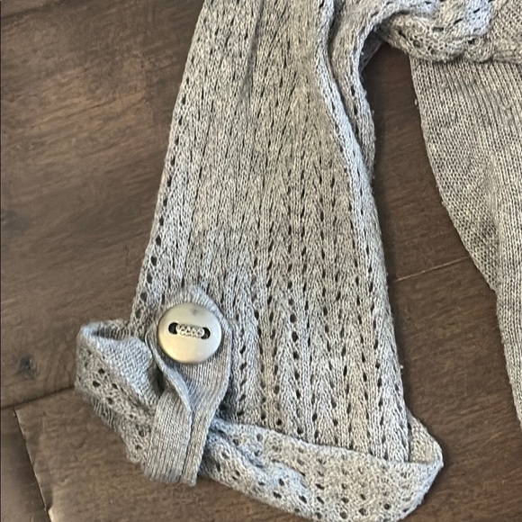 Rue21 Heather Gray Knit Cardigan, size small, lightweight drape style - Picture 9 of 10